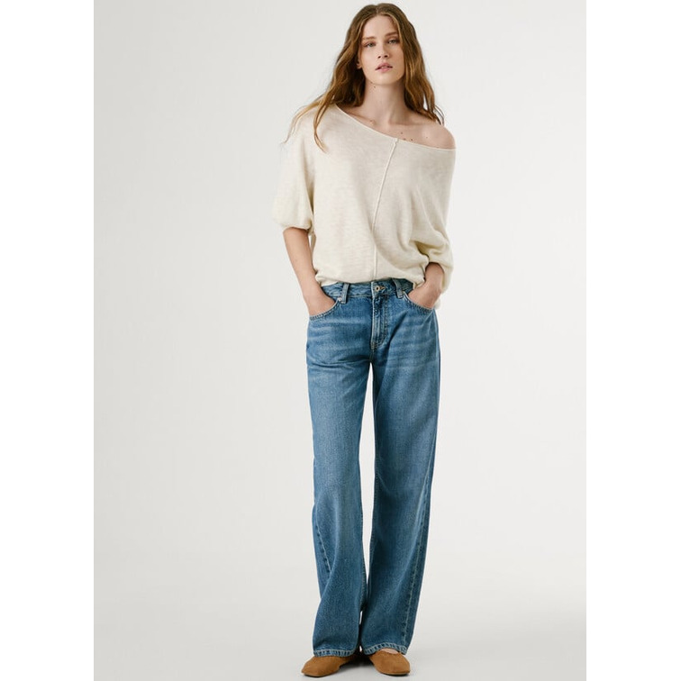 VAQUERO MUJER PEPE JEANS NICKY FIT LOOSE TIRO BAJO