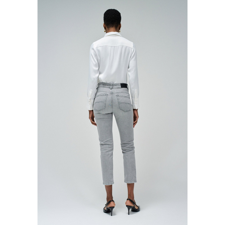 VAQUERO MUJER SALSA JEANS FAITH FIT CROPPED SLIM TIRO ALTO
