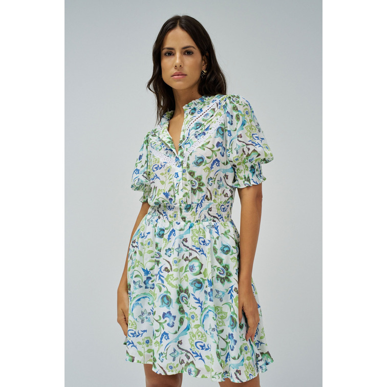 VESTIDO CORTO MUJER SALSA JEANS ESTAMPADO FLORAL