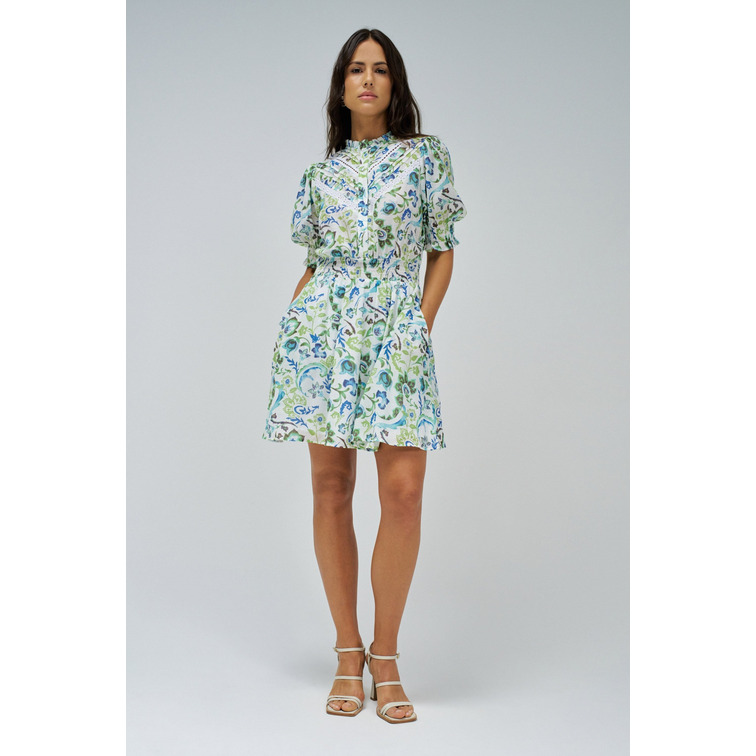 VESTIDO CORTO MUJER SALSA JEANS ESTAMPADO FLORAL