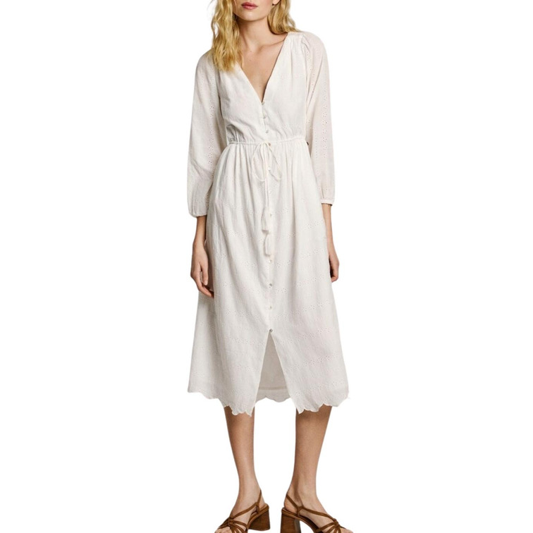 VESTIDO MIDI MUJER PEPE JEANS CON BORDADOS