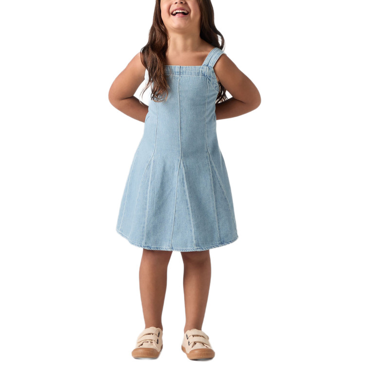 VESTIDO NIÑA LEVI'S CON CORTE GODET TALLAJE INFANTIL