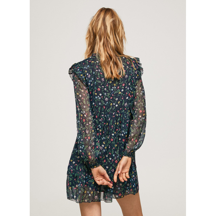 VESTIDO CON VOLANTES MUJER PEPE JEANS DEMI