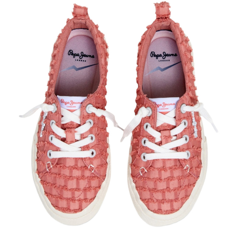 ZAPATILLA NIÑA PEPE JEANS KENTON CON TEXTURA