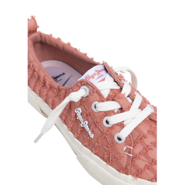 ZAPATILLA NIÑA PEPE JEANS KENTON CON TEXTURA