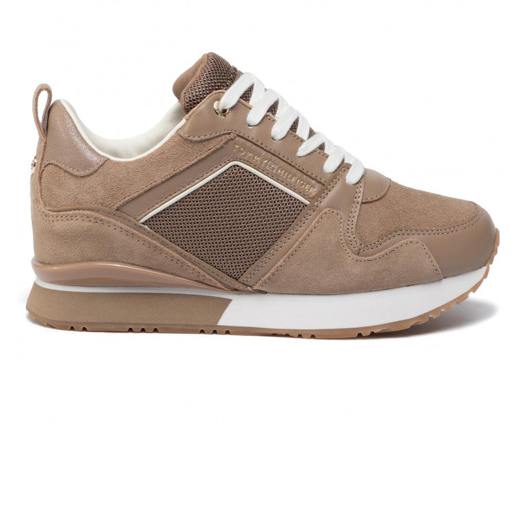 ZAPATILLA MUJER  TH MIX MATERIAL WEDGE SNEAKER