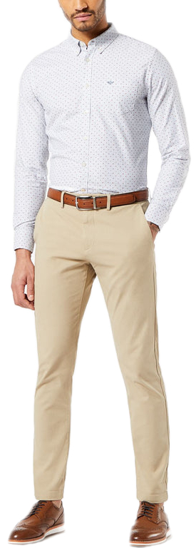 lechuga Novelista Susceptibles a PANTALÓN CHINO HOMBRE DOCKERS SLIM FIT SMART 360 FLEX ALPHA