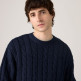 JERSEY HOMBRE  LEVI'S LAUREL CREW CABLE NEPS