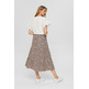FALDA MIDI ESTAMPADA MUJER ESPRIT
