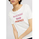 CAMISETA CON MENSAJE ESTAMPADO MUJER ESPRIT