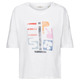 CAMISETA DE ALGODÓN CON ESTAMPADO GEOMÉTRICO MUJER ESPRIT