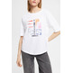 CAMISETA DE ALGODÓN CON ESTAMPADO GEOMÉTRICO MUJER ESPRIT