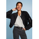 CAZADORA BOMBER CROPPED DE SATÉN MUJER ESPRIT