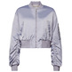 CAZADORA BOMBER CROPPED DE SATÉN MUJER ESPRIT