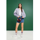 CAZADORA BOMBER CROPPED DE SATÉN MUJER ESPRIT