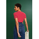 TOP DE RAYAS CON CUELLO REDONDO MUJER ESPRIT