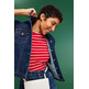 TOP DE RAYAS CON CUELLO REDONDO MUJER ESPRIT