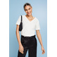 CAMISETA TEJIDO JERSEY CON CUELLO PICO MUJER ESPRIT