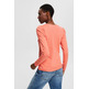 CAMISETA MANGA LARGA FRUNCIDA MUJER ESPRIT
