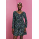 VESTIDO EN TEJIDO JERSEY DE CREPÉ MUJER ESPRIT