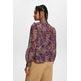 BLUSA FLORAL DE GASA CON FRUNCIDO MUJER ESPRIT