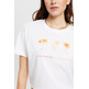 CAMISETA CON ESTAMPADO FLORAL EN EL PECHO MUJER ESPRIT