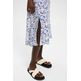 FALDA MIDI CON DISEÑO FLORAL ALLOVER MUJER ESPRIT