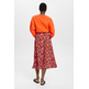 FALDA MIDI CON DISEÑO FLORAL ALLOVER MUJER ESPRIT