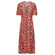 VESTIDO DE MANGA CORTA CON ESTAMPADO FLORAL MUJER ESPRIT