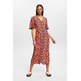 VESTIDO DE MANGA CORTA CON ESTAMPADO FLORAL MUJER ESPRIT