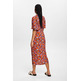 VESTIDO DE MANGA CORTA CON ESTAMPADO FLORAL MUJER ESPRIT