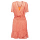 MINIVESTIDO FLORAL CON CINTURA FRUNCIDA MUJER ESPRIT