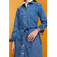 VESTIDO VAQUERO CON CINTURÓN MUJER ESPRIT