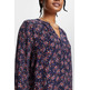 BLUSA CON DISEÑO FLORAL Y CUELLO EN PICO MUJER ESPRIT