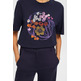 CAMISETA CON ESTAMPADO DE FLORES MUJER ESPRIT