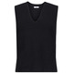 CHALECO DE PUNTO ACANALADO CON CUELLO PICO MUJER ESPRIT