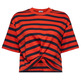 CAMISETA CON NUDO A RAYAS MUJER ESPRIT