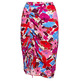 FALDA MIDI CON FRUNCES MUJER ESPRIT