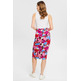 FALDA MIDI CON FRUNCES MUJER ESPRIT