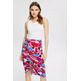 FALDA MIDI CON FRUNCES MUJER ESPRIT