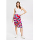 FALDA MIDI CON FRUNCES MUJER ESPRIT