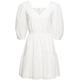 VESTIDO ACAMPANADO CON BORDADO CALADO MUJER ESPRIT