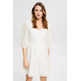 VESTIDO ACAMPANADO CON BORDADO CALADO MUJER ESPRIT
