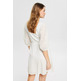 VESTIDO ACAMPANADO CON BORDADO CALADO MUJER ESPRIT