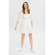 VESTIDO ACAMPANADO CON BORDADO CALADO MUJER ESPRIT