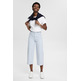 VAQUERO CULOTTE CON EFECTOS ROTOS MUJER ESPRIT