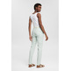 PANTALÓN CHINO CON CINTURÓN TRENZADO MUJER ESPRIT