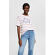 CAMISETA A RAYAS CON ESTAMPADO MUJER ESPRIT
