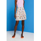 MINIFALDA FLORAL CON TEXTURA MUJER ESPRIT