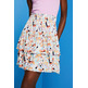 MINIFALDA FLORAL CON TEXTURA MUJER ESPRIT